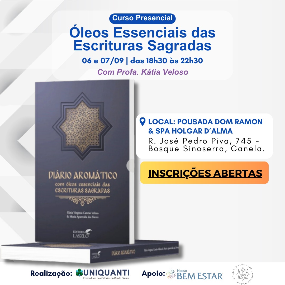 Curso Óleos Essenciais das Escrituras Sagradas