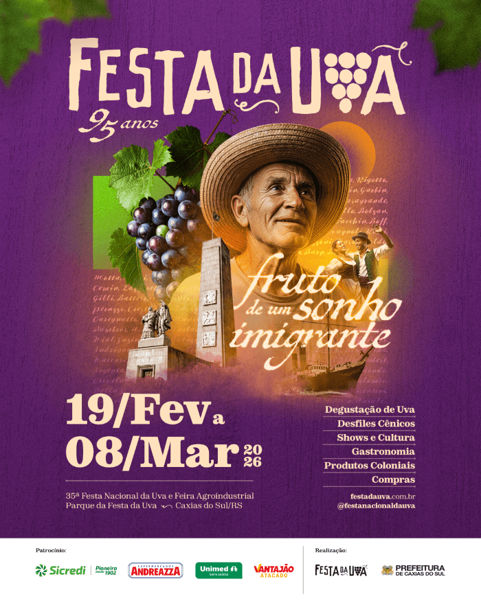 Cartaz Festa da Uva