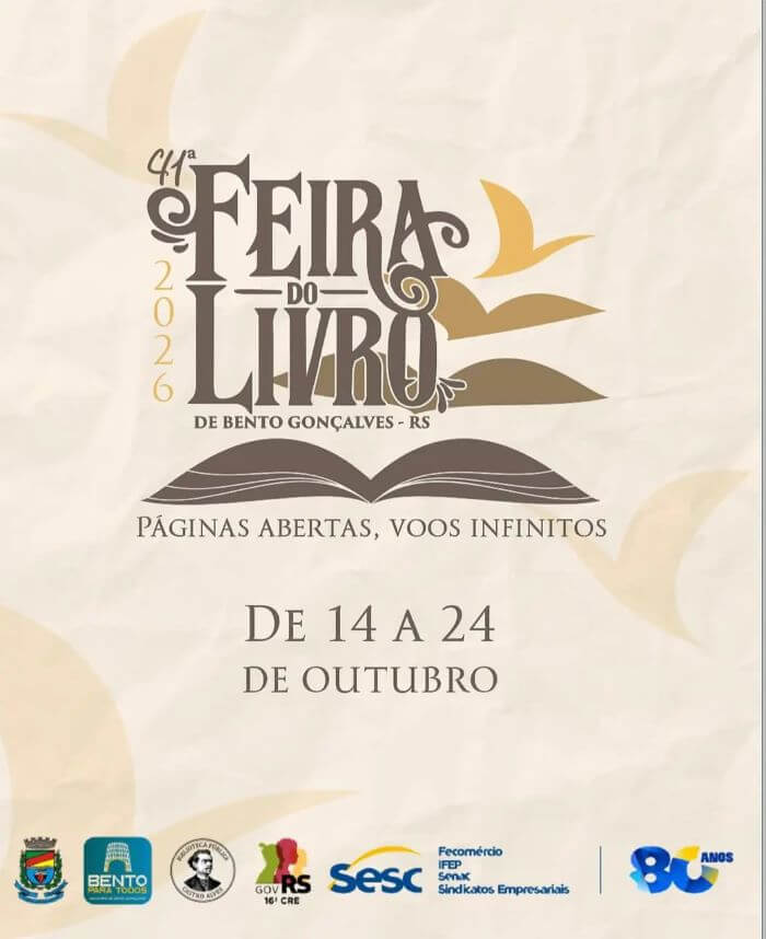 Feira do Livro de Bento Gonçalves Card Feira do Livro de Bento Gonçalves
