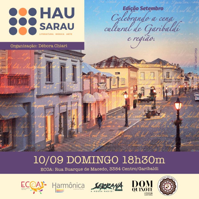 Cartaz do Hau Sarau 