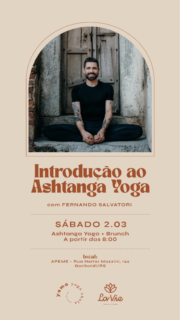 Cartaz evento Ashtanga Yoga
