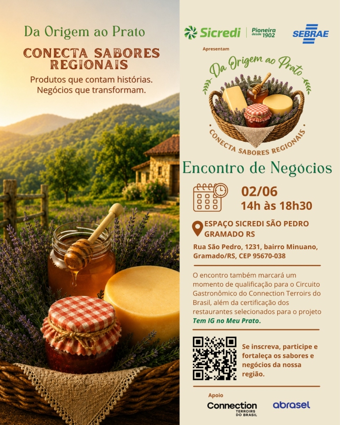Conecta Sabores Regionais - Sicredi Conecta Sabores Regionais – Da Origem ao Prato