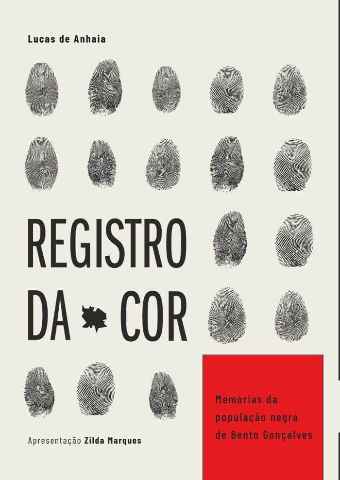 Capa "Registro da Cor" com digitais