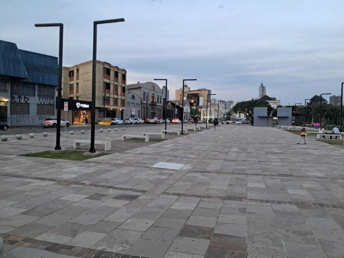 Praça do Trem atualmente Praça do Trem atualmente