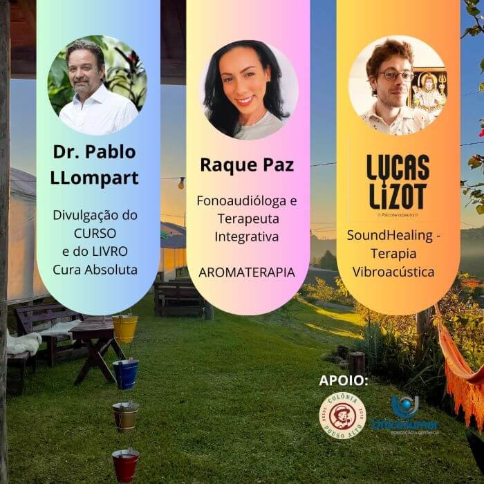 Card com ministrantes do evento