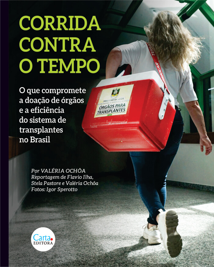 Livro Corrida contra o tempo – O que compromete a doação de órgãos e a eficiência do sistema de transplantes no Brasil