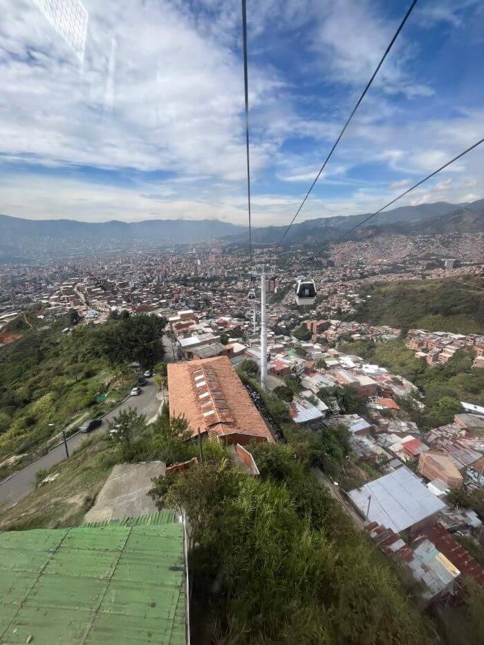 Vista panorâmica de Medellín