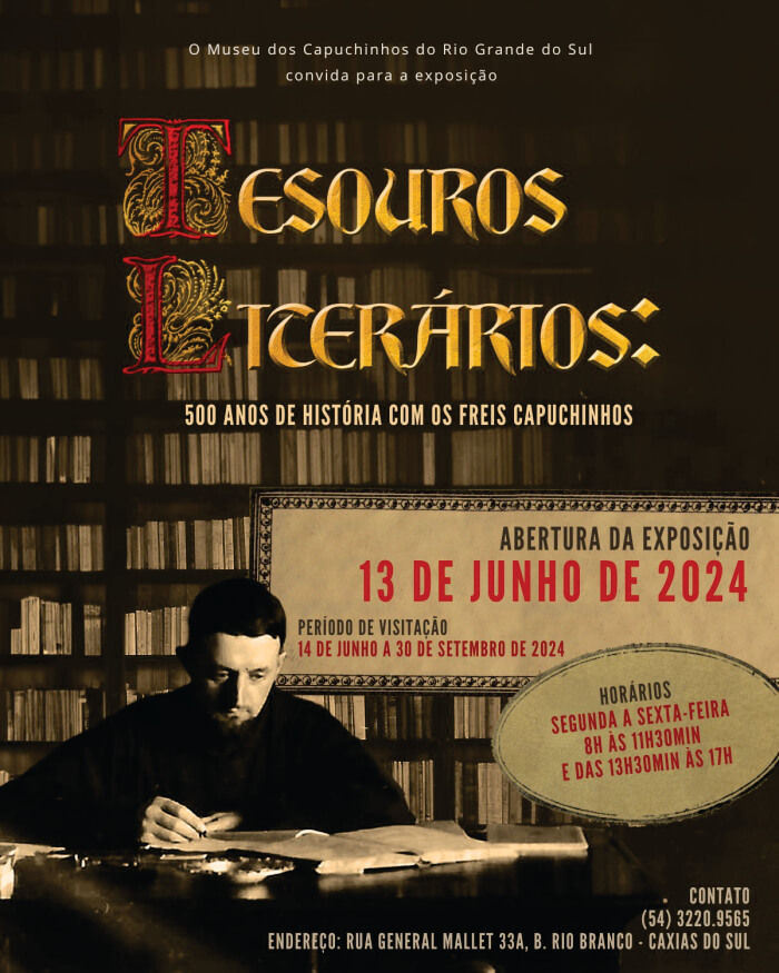 Tesouros Literários: 500 anos de história com os Capuchinhos
